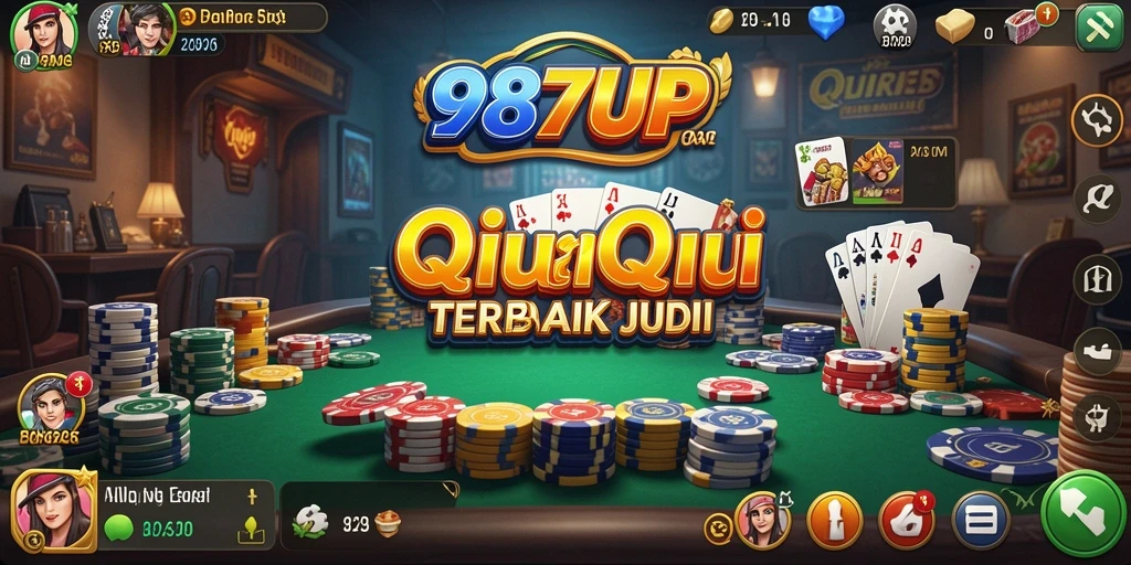 Tampilan gameplay QiuQiu yang seru di 987UP