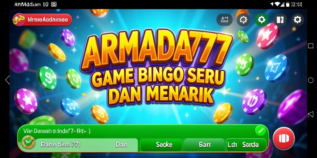 Tampilan gameplay Bingo yang menarik di ARMADA777.