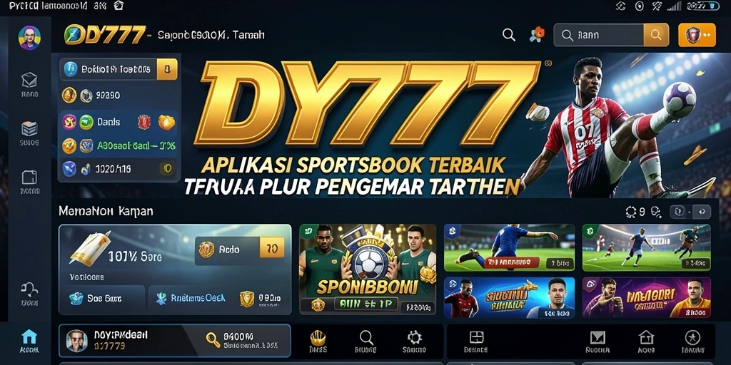 Screenshot gameplay Sportsbook DY777 dengan tampilan yang menarik.
