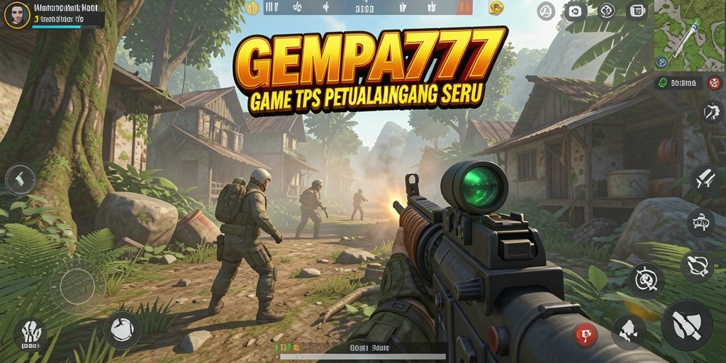 Tampilan gameplay yang seru dan penuh aksi dari GEMPA777.