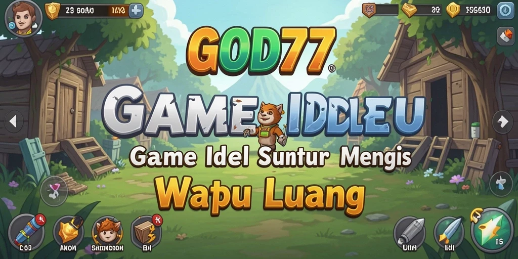 Screenshot gameplay <strong>GOD77</strong> yang menunjukkan aksi Idle yang memikat.