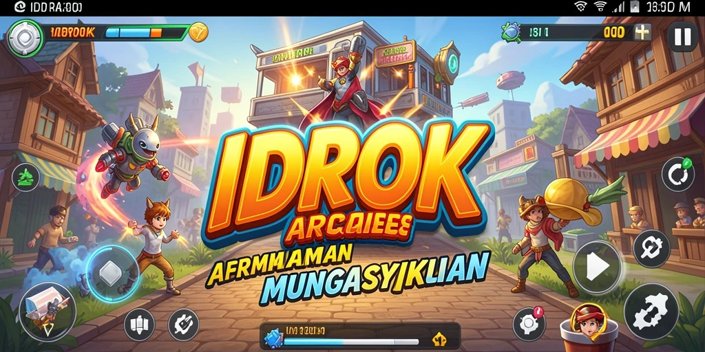 Tampilan gameplay seru dan menantang dari IDROK.