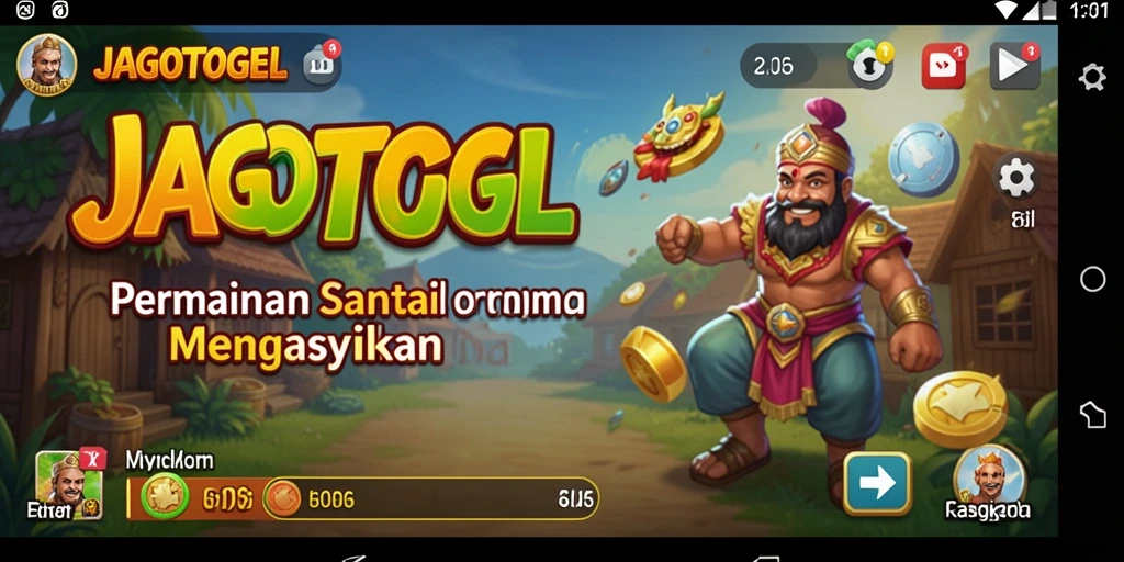 Screenshot menunjukkan gameplay seru dari JAGOTOGEL.