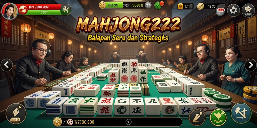 Menampilkan momen balapan seru di MAHJONG222 dengan grafik yang menakjubkan.