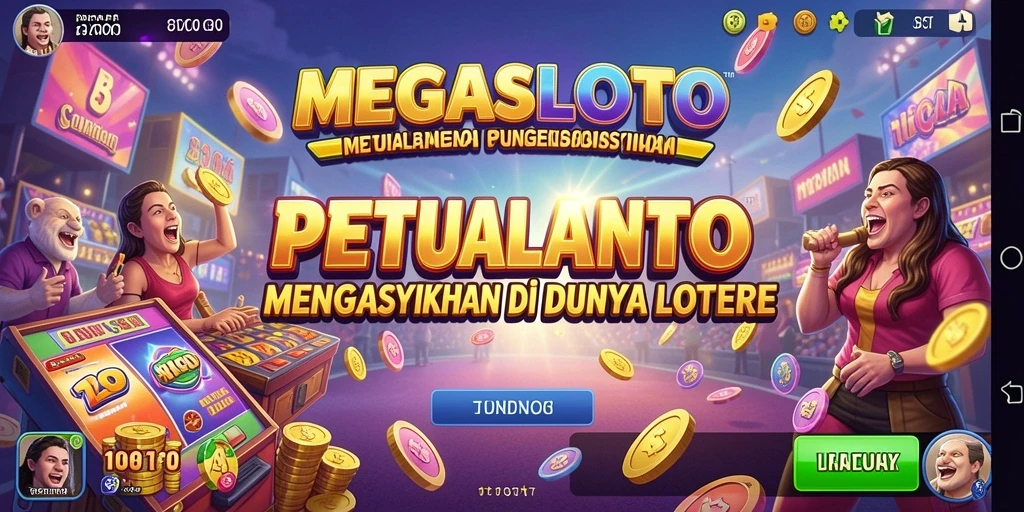 Tangkapan layar gameplay <strong>MEGASLOTO</strong> menampilkan petualangan mendebarkan.