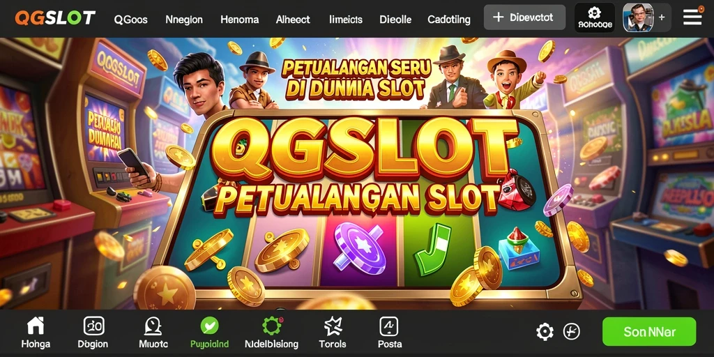 Gameplay QQSLOT yang menegangkan dan penuh warna.