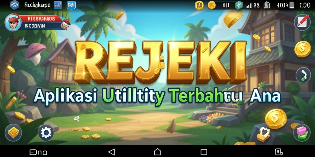 Tampilan aplikasi REJEKI yang sederhana dan efisien.