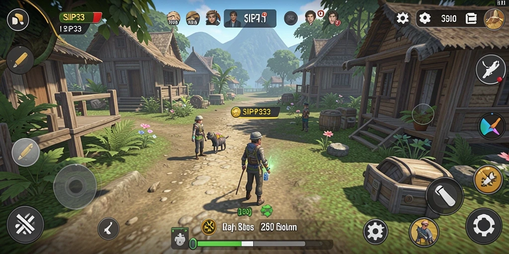 Screenshot utama SIP33 menampilkan gameplay simulasi yang memukau.
