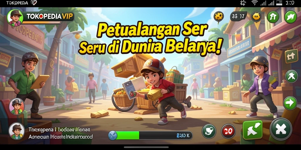 Gameplay seru di TOKOPEDIAVIP, penuh tantangan menarik.