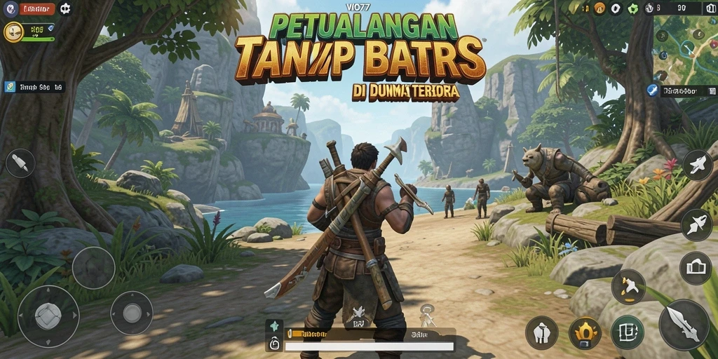 Tampilan gameplay VIO77 yang menakjubkan di dunia terbuka.