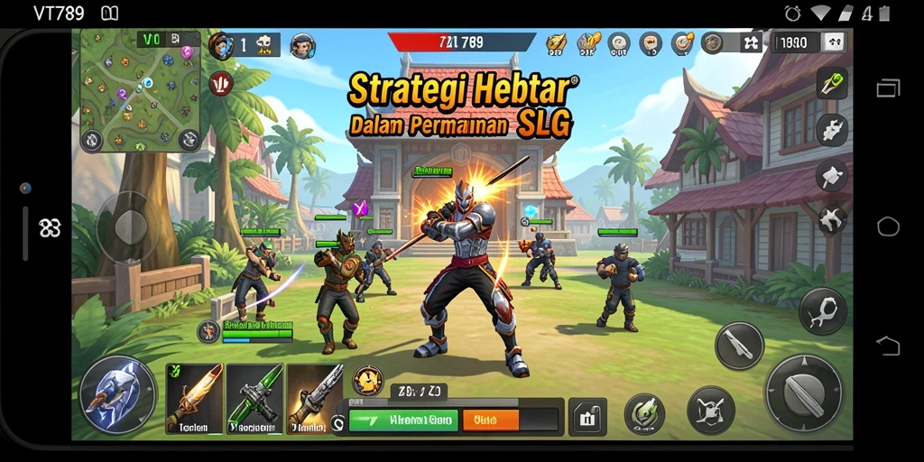 Tampilan gameplay SLG yang mendebarkan dan interaktif di VT789.