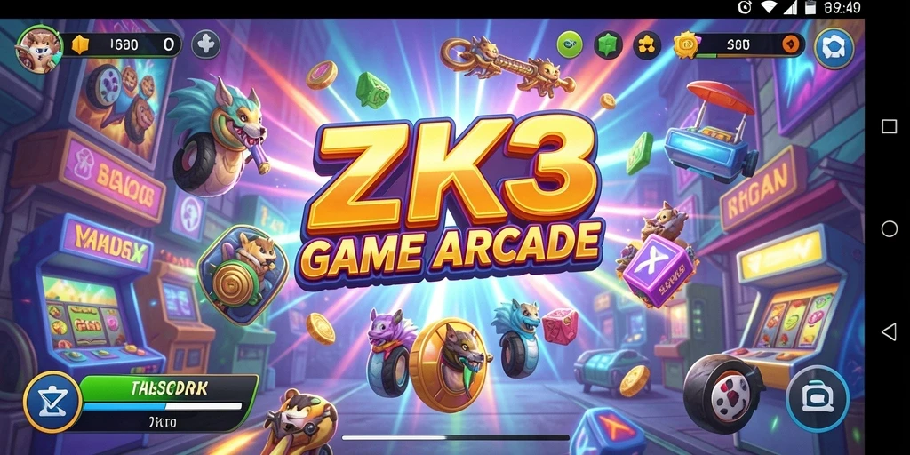 Screenshot ZK3 menampilkan gameplay seru dan penuh aksi.